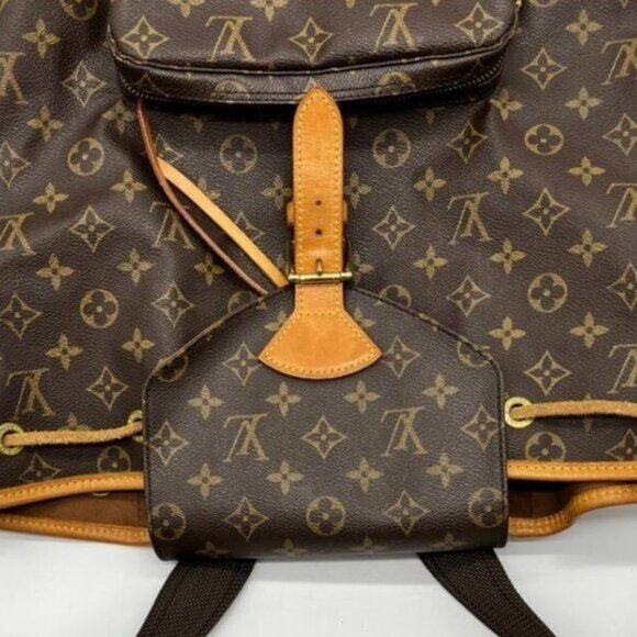 🔥EXTRA LARGE🔥 Authentic Louis Vuitton Monogram Montsouris GM Backpack Bag LV - Picture 8 of 14